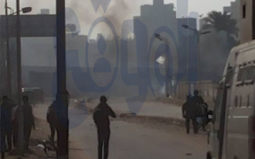 .أنصار الإرهابية يواجهون قوات الأمن بـ”المولوتوف” بشارع السودان