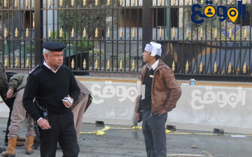 بالفيديو ..اصابات افراد الشرطة امام مديرية امن القاهرة