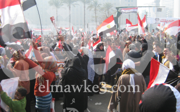 بالصور.. “الست المصرية” خط أحمر بميدان التحرير