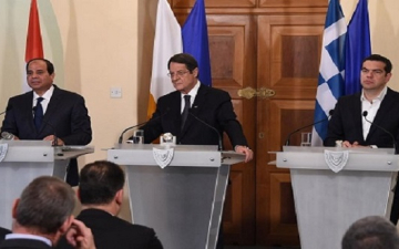 السيسى : اتفقنا مع اليونان وقبرص على تطوير التعاون فى ظل الوضع الراهن