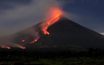 امتداد حمم بركان “مايون” بالفلبين لأكثر من 3 كيلومترات