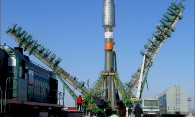 اطلاق صاروخ روسي يحمل أقمارا اصطناعية أوروبية للفضاء