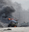 استمرار القتال حول ليسيتشانسك آخر مدينة لم تسيطر عليها روسيا في لوجانسك .. ودوى انفجارات في مدينة ميكولايف
