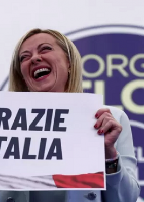 مستبقة النتائج الرسمية .. جورجينا ميلوني تعلن فوزها بالانتخابات العامة الإيطالية