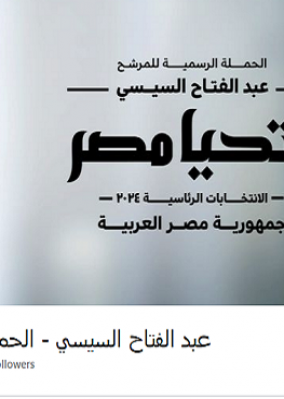 حملة المرشح الرئاسى عبد الفتاح السيسي الانتخابية تعقد مؤتمرها الأول ظهر اليوم