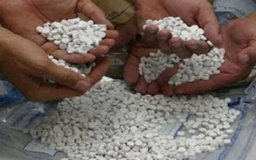 مكافحة المخدرات تضبط 13 ألف قرص مخدر و160 جرام هيروين