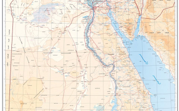 ننشر خريطة جمهورية مصر العربية المعتمدة من القوات المسلحة