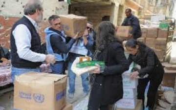 الأونروا : إدخال 400 طرد غذائي الأسبوع الماضي لمخيم اليرموك