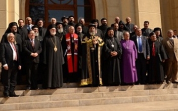مجلس كنائس مصر يقيم الصلاوات في بازيليك الكاثوليك بحضور كافة الطوائف