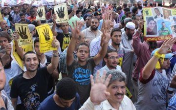 انطلاق مسيرة للإخوان من مسجد القدس بعين شمس