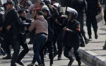 قوات الأمن تفرق مسيرات الإخوان بالفيوم