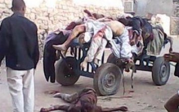 “مذبحة أسوان” تشعل مواقع التواصل الاجتماعي