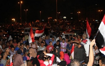 بالصور.. أجواء احتفالية لأنصار «السيسي» في التحرير