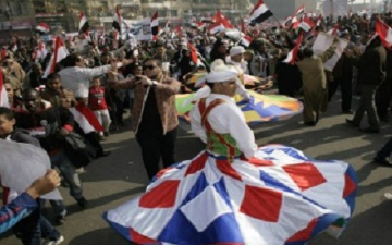 أجواء احتفالية بميدان التحرير بعد أداء الرئيس السيسي اليمين