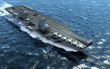 بريطانيا تدشن رسميا أكبر حاملة طائرات في البحرية الملكية