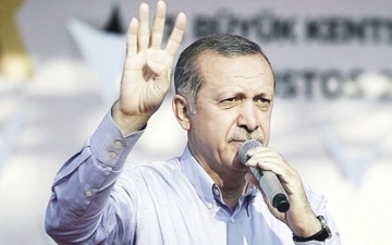 أردوغان يستخدم شعارات دينية في حملته للوصول للرئاسة