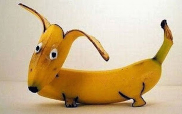 بالصور .. أشكال ورسومات مذهلة من الموز !!