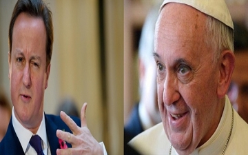 مقارنة بين تصريحات البابا العاقلة .. وكلام كاميرون غير المعقول