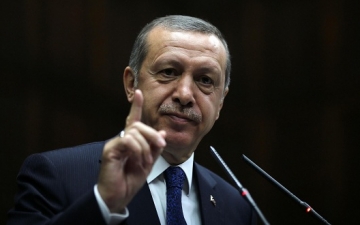الرئيس التركى: لن نسمح بفرض أمر واقع بمحاذاة حدودنا