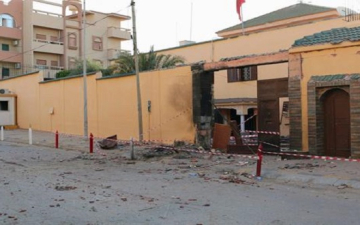 تفجير يستهدف السفارة الاسبانية بطرابلس .. وداعش ليبيا يتبنى المسئولية
