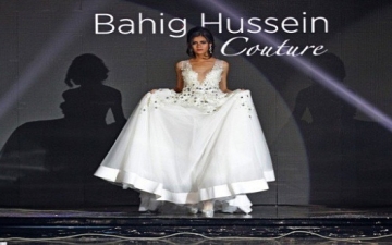 بالصور ..رقة وأنوثة طاغية بعرض أزياء زفاف بهيج حسين