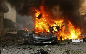 9 قتلى فى انفجار سيارة مفخخة ببلدة عرسال شرق لبنان