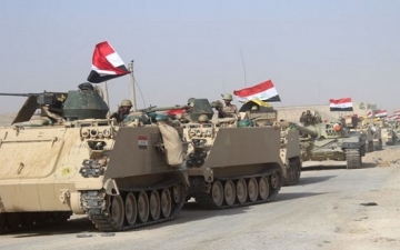 اطلاق عملية عسكرية من 7 محاور لملاحقة عناصر داعش شمال الرمادى