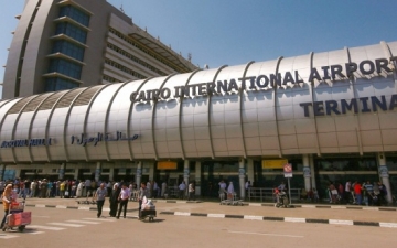 الوفد الروسى يواصل تفقد اجراءات التأمين بمطار القاهرة 