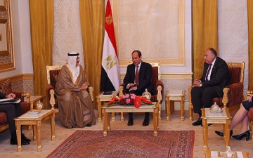 الرئيس السيسى يواصل لقاءاته فى البحرين