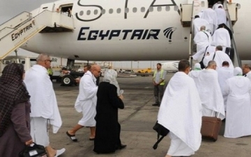 مصر للطيران تختتم اليوم جسرها الجوى لنقل الحجاج إلى الأراضى المقدسة