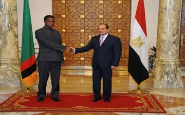 اتفاق مصر وزامبيا على استغلال عضويتهما بمجلس السلم والأمن لصالح أفريقيا