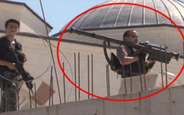 أردوغان يحمى نفسه بصواريخ “دفاع جوى” أثناء تفقده لمسجد بأسطنبول