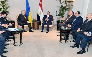 السيسي يلتقى رئيس اوكرانيا على هامش مؤتمر ميونخ للأمن