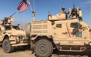 الجيش الأمريكى يرسل تعزيزات عسكرية شمال شرق سوريا