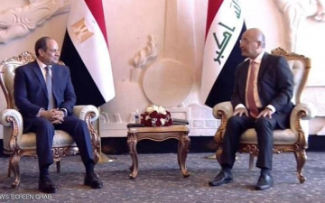 الرئيس السيسى يصل بغداد للمشاركة فى فعاليات القمة الثلاثية بين مصر والعراق والأردن
