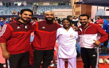 أحلام يوسف تحرز أول ميدالية ذهبية لمصر والعرب في بطولة العالم للكاراتيه
