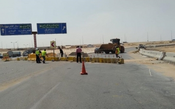 تحويلات مرورية بالقاهرة الجديدة لمدة شهرين لاستكمال أعمال مشروع المونوريل