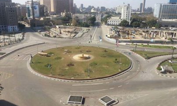 سيولة مرورية بميدان التحرير بعد فتحه