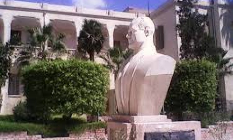 ” حماد ” يستقبل ابن وحفيد عبدالناصر لازاحة الستارعن تمثال الزعيم .
