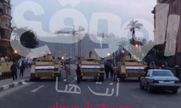 بالصور.. غلق ميدان التحرير بقوات من الجيش والشرطة والغلق سيستمر لـ25 يناير