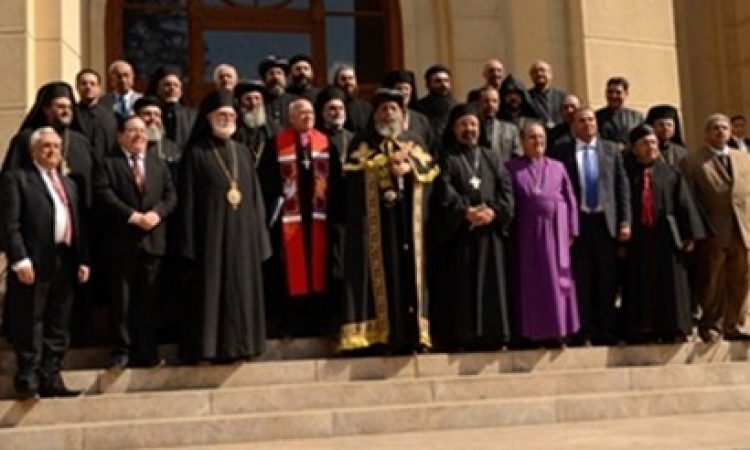 مجلس كنائس مصر يقيم الصلاوات في بازيليك الكاثوليك بحضور كافة الطوائف