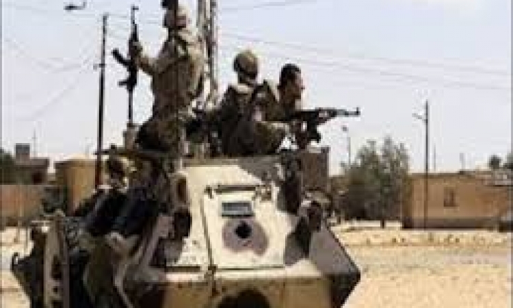 الجيش يلقي القبض على 5 تكفيريين و3 من قطاع غزة في شمال سيناء