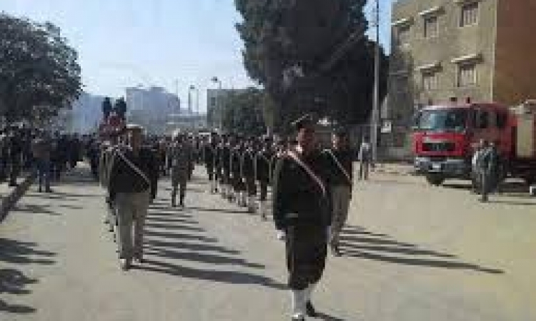 جنازة عسكرية يتقدمها رئيس الوزارء ووزير الداخلية للعميد”المرجاوى”