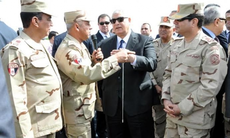 بالصور..منصور والسيسى والببلاوى يفتتحون  مشروعات جديدة للقوات المسلحة