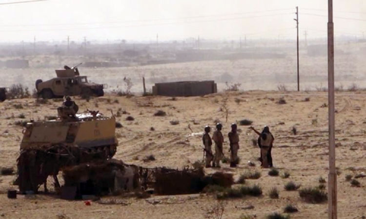 قوات الجيش تنجح في تفجير سيارة مفخخة بالشيخ زويد