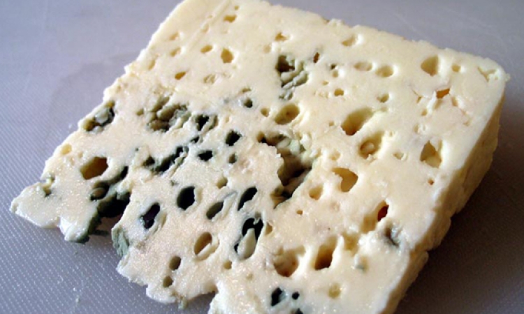 سر اللون الأزرق في الجبن الريكفورد الفرنسي