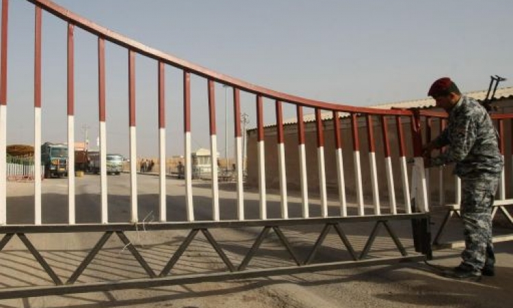 الأردن: توقف حركة المرور عبر الحدود العراقية