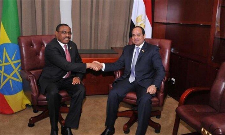 وزيرا خارجية مصر واثيوبيا يعلنان فى مؤتمر صحفى بيانا مشتركا للرئيس السيسى ورئيس وزراء اثيوبيا