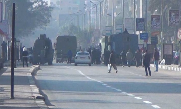 اشتباكات في الهرم .. والأمن يستخدم الغاز لتفريق مظاهرات الاخوان بالمهندسين