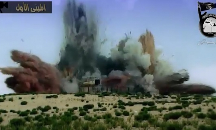بالفيديو .. أنصار بيت المقدس تعرض عمليات تفجير مقار أمنية بسيناء